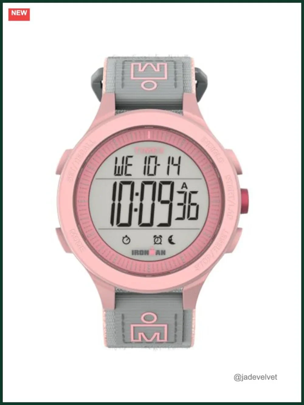 Timex Ironman Triathlon Watch Quartz Digital 42mm Nylon Strap